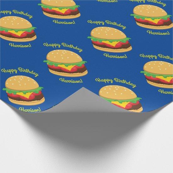 Hamburger Birthday Party Burger