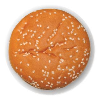 Hamburger Bun Classic Round Sticker