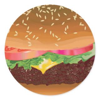 Hamburger stickers