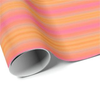 HAMbyWG - Gift Wrap -  Bright Orange Pink