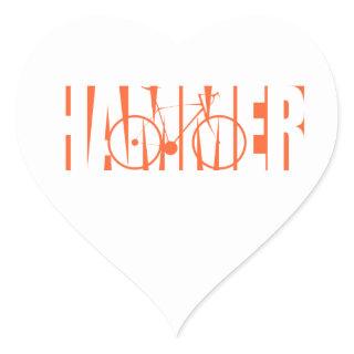 Hammer Heart Sticker