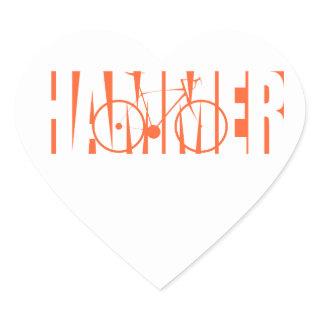 Hammer Heart Sticker