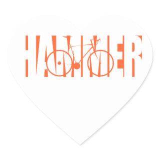 Hammer Heart Sticker