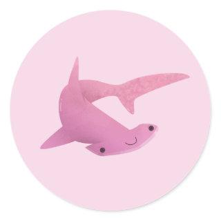Hammerhead Shark Classic Round Sticker