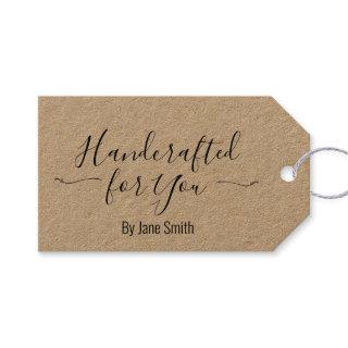 Hand Crafted for You Personalized Gift Tags