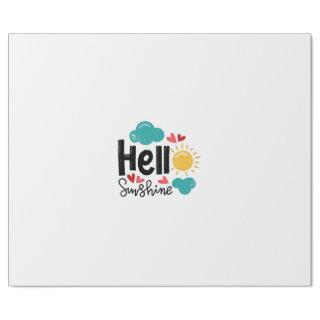 Hand Drawn Art - Hello Sunshine Text