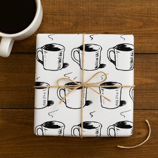 Hand Drawn Coffee Mug Sketch Minimalist