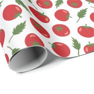 Hand Drawn Red Tomato Pattern