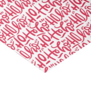 Hand-lettered Christmas Santa Ho Ho Ho Tissue Paper