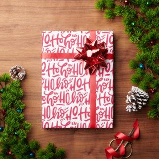 Hand-lettered Christmas Santa Ho Ho Ho