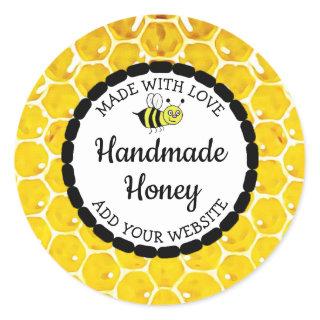 Handmade Honey Food Jar Labels