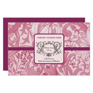 Handmade Soap  Vintage Design Sheet