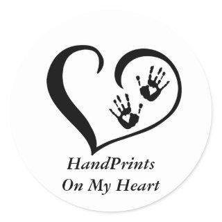 HandPrint logo stickers