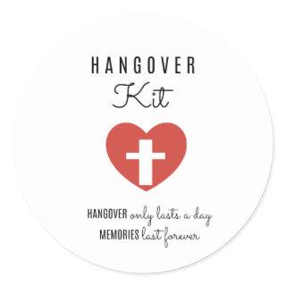 Hangover Kit Drinking Labels,  Favor Sticker Label