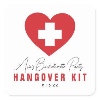 HANGOVER Kit Personalized Stickers