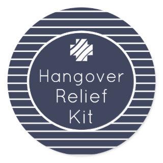 Hangover Relief Kit Navy and White Stickers