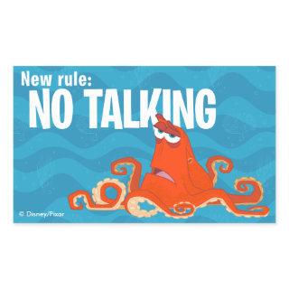 Hank | New Rule...No Talking Rectangular Sticker