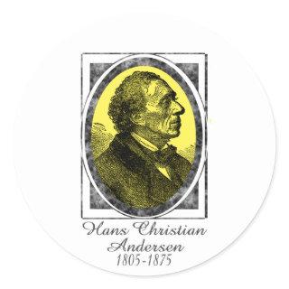 Hans Christian Andersen Classic Round Sticker