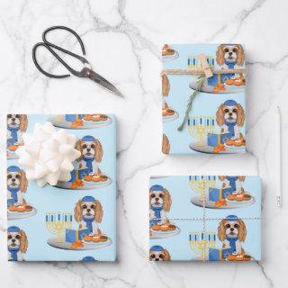 Hanukkah Blenheim Cavalier King Charles Spaniel  Sheets