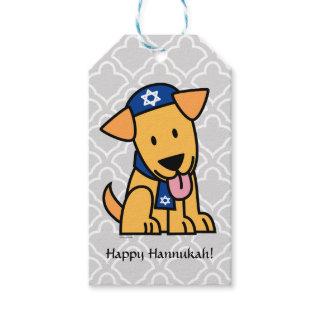 Hanukkah Jewish Labrador Retriever Puppy Dog Gift Tags