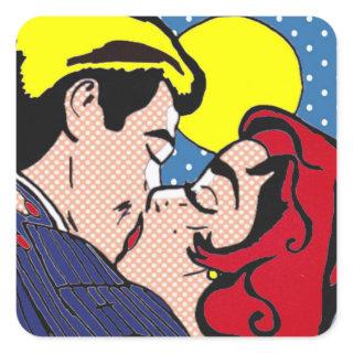 Happily Ever After Pop Art Stickers