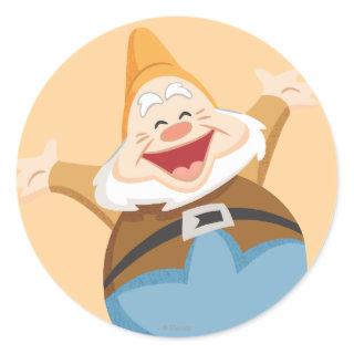 Happy 3 classic round sticker