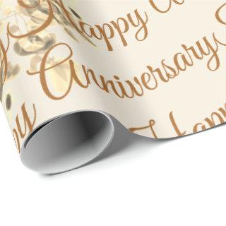 Happy Anniversary Paper Gift-wrap