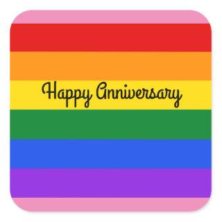 Happy Anniversary Rainbow #1 Stickers