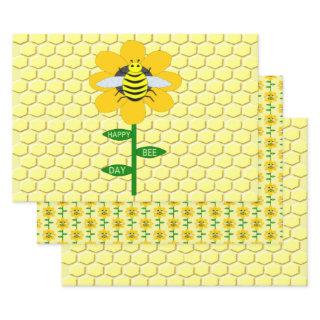 Happy Bee Day Birthday Bumblebee  Sheets