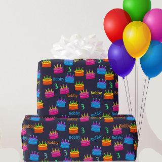 Happy Birthday Add Child's Name & Age Colorful