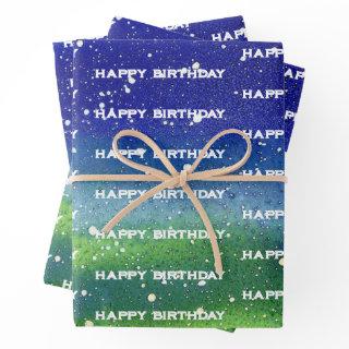 Happy Birthday Blue  Sheets