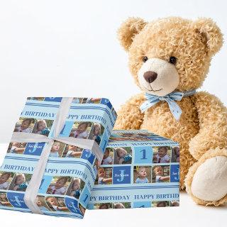 Happy Birthday Boy Photo Collage Cute Custom