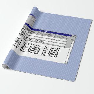 Happy Birthday Custom Windows 95 Computer Theme