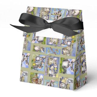 Happy Birthday Funny Cartoon Chinchillas Paper Box