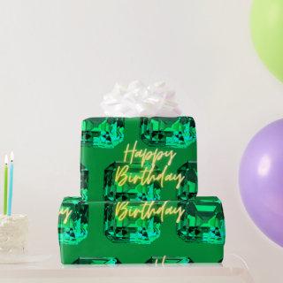 Happy Birthday May Birthstone Emerald