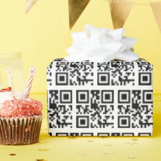Happy Birthday QR Code on White