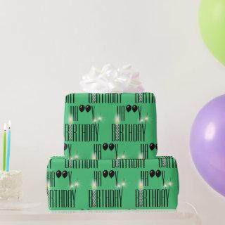 Happy Birthday Sparklers and Balloons