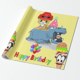 Happy Birthday  Hippopotamus Kitten