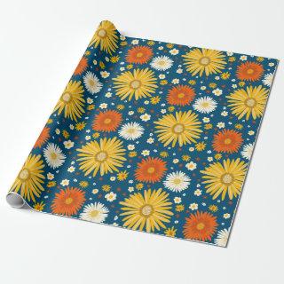 Happy Daisies Colorful Pattern