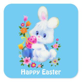 Happy Easter Bunny Holiday sticker