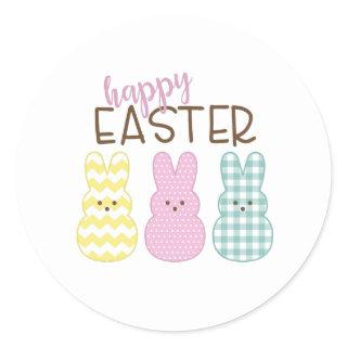 Happy Easter Classic Round Sticker