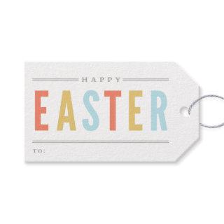 Happy Easter | Holiday gift tags Pack of gift tags