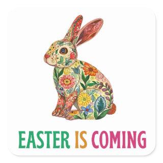 Happy Eggster - Easter Egg Square Sticker