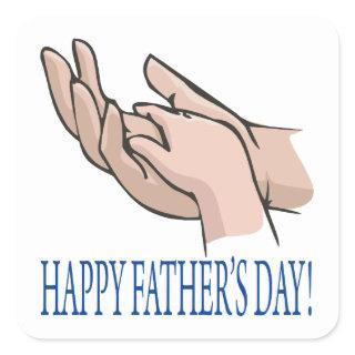 Happy Fathers Day Square Sticker