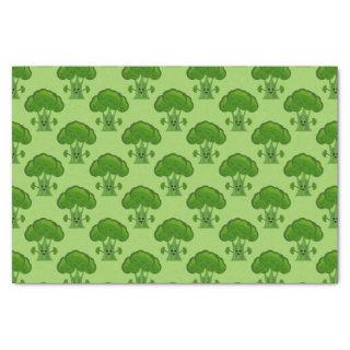 Happy Green Broccoli Tissue Paper