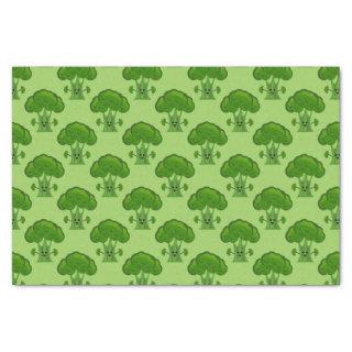 Happy Green Broccoli Tissue Paper