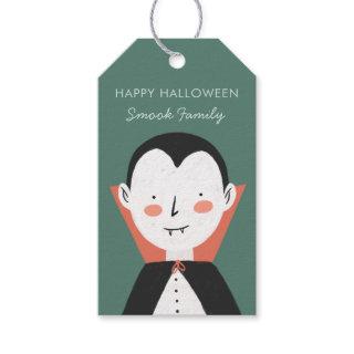 Happy Halloween Dracula  Gift Tags