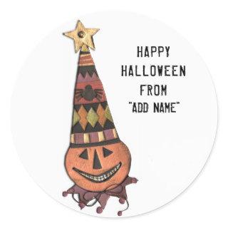 Happy Halloween gift tag