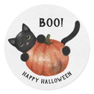Happy Halloween Pumpkin Sticker Seal