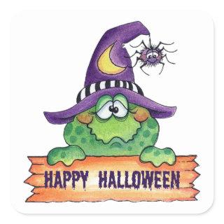 Happy Halloween Square Sticker